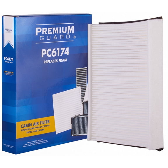 PG PC6174 Cabin Air Filter | Fits 2012-2018 Ford Focus 2.0L; 2013-2019 Escape 2.0L, 2.5L; 2017-2019 Escape 1.5L; 2014-2022 Transit Connect 2.5L