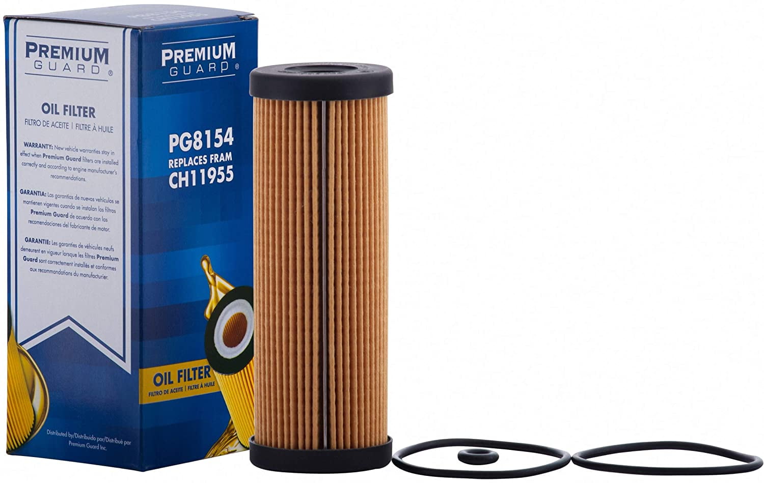 Premium Guard Oil Filter Fits 201522 Ford F150, 202022 Explorer