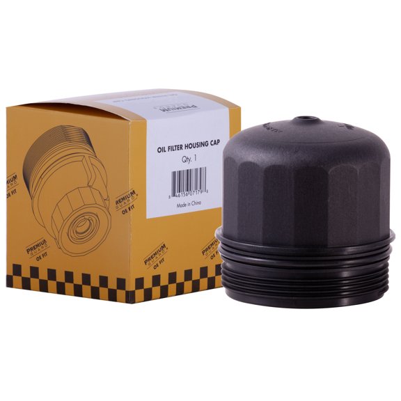 Premium Guard Oil Filter Housing Cap Assembly 5315, Fits Volvo C70, S40, S60, S70, S80, V40, V70, XC70, XC90 1.9LT, 2.3LT, 2.4L, 2.5LT, 2.9L, 4.4L 1999-2011
