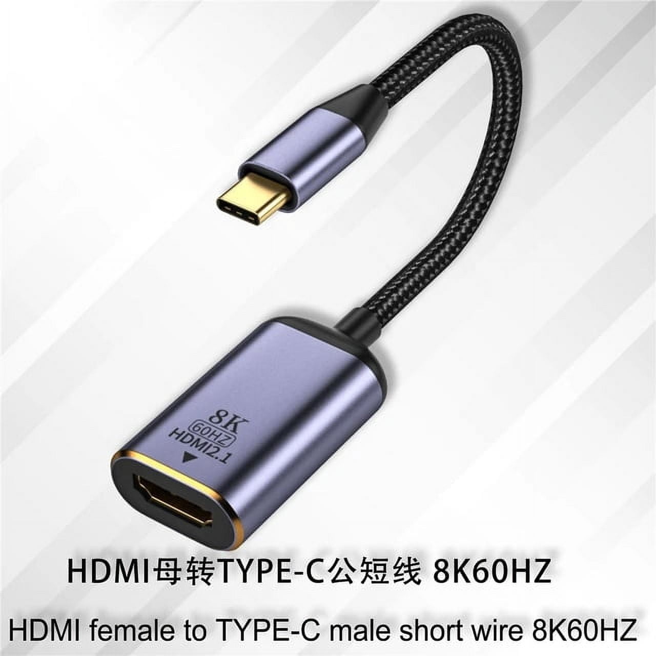 Todp Premium HD 8K@60Hz HDMI-compatible 2.1 to USB-C Video Adapter Type-C ...