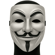 Premium Hacker Style Mask   Durable & Professional Design   PZ9 Spy Ninjas & Project Zorgo Inspired Silver