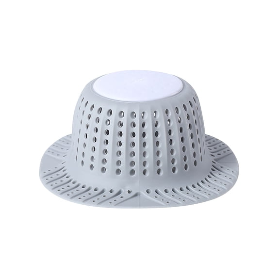 Premium Hair Catcher Drain Stopper - Easy Press Fit Installation, Odor Blocking & Debris Filtering for Sink, Bathtub, Shower Drain - Prevents Clogs, Hygienic Bathroom Accessory, TPR+ABS Material