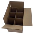 Premium Half Gallon Mason jar storage & moving boxes with dividers
