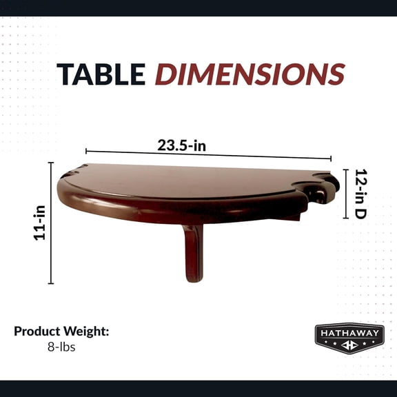 Premium Half Moon Wall Shelf