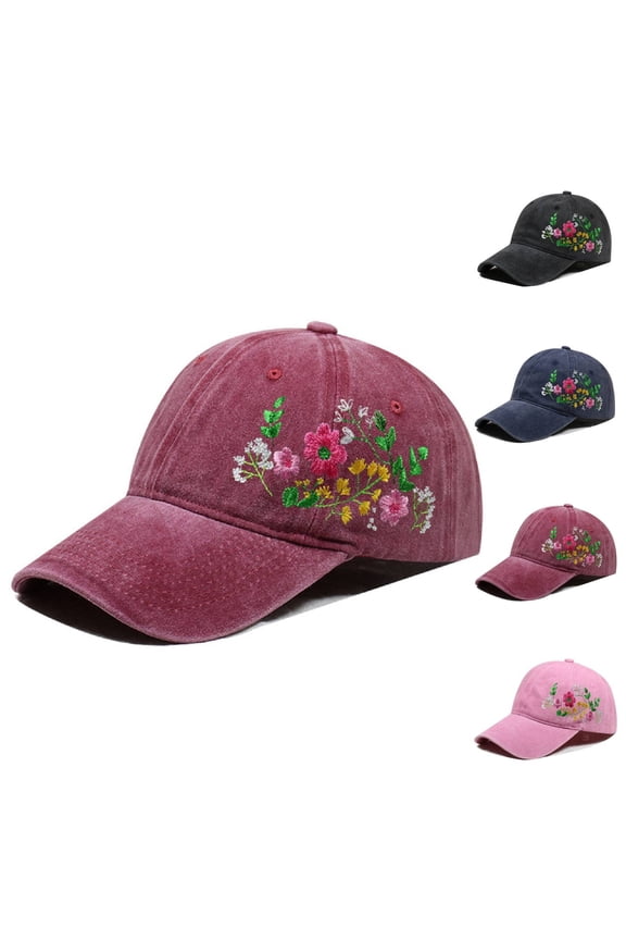 Premium Hand Embroidered Baseball Cap for Men Women Decorative Stitch Hat