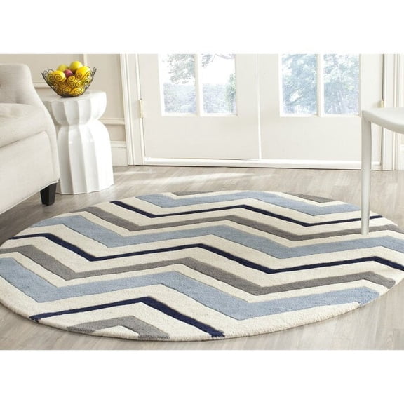 Premium Hand Tufted Rug with Linear Design made with 100% New Zealand Wool Best Suites in your Bedroom