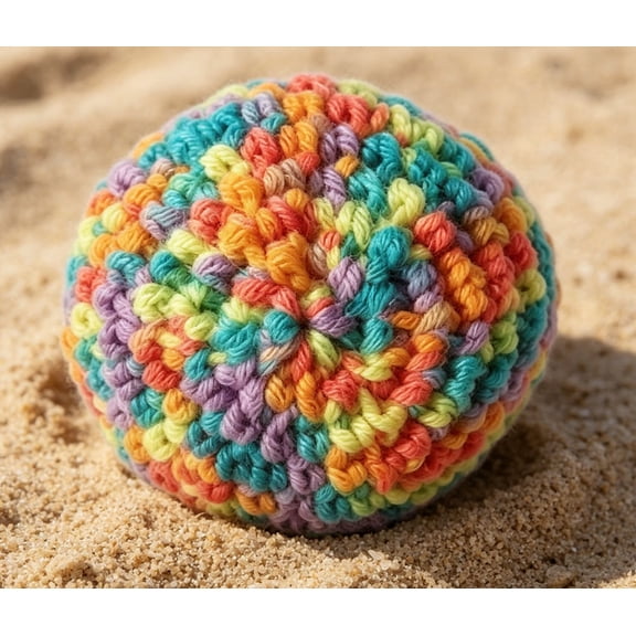 Premium Handcrafted Crochet Sackball 2026 Version,Compact Lightweight Play Ball for Freestyle Skill Practice, Adorable Multiple Patterns Collectible Gift for Entertainment Lovers