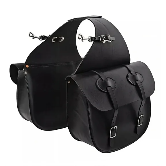 Leather Saddle Bag, Western