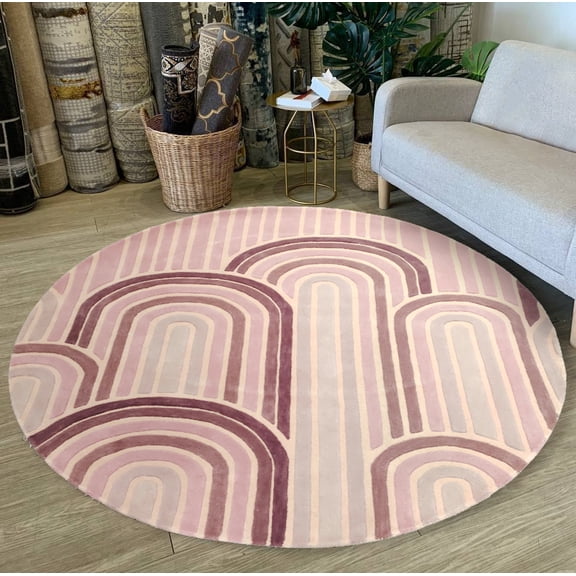 Premium Handtufted Woolen Rug with Linear Pattern made with High Qulaity Wool Best Suites in your Living Room