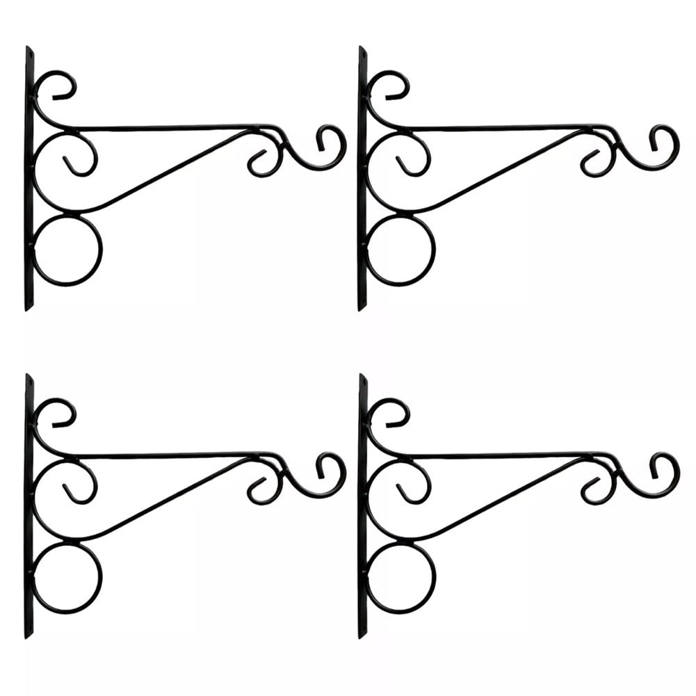 MIVITOOM 2 Pack Hanging Basket Brackets Outdoor Indoor, Sturdy Wall