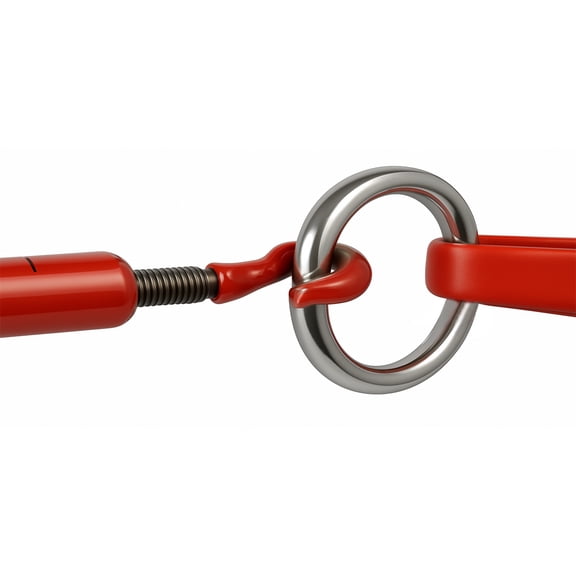 Premium Hardened Metal Boxing Rope Retainer Ring - Secure Attachment for Turnbuckles, Durable Construction, Easy Installation - Ideal for Professional Rings and Training Facilities