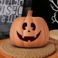thumbnail image 1 of Premium Decor - Handmade Gothic Pumpkin with Eerie Details (Thanksgiving/Fall/Halloween Centerpiece - 3 Size Options), 1 of 8
