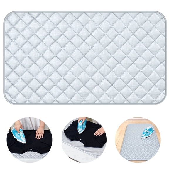 NATPLUS Portable Thickened Quilted Heat-Resistant Weighted Corners Travel Ironing Mats
