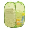 thumbnail image 1 of Maypes Heavy-Duty Mesh Pop-Up Laundry Hamper for Dirty Clothes, Green, 14"x14"x24", 1 of 4