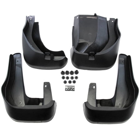 Premium Heavy Duty Molded 2012-2016 Compatible with Honda CR-V Mud Flaps Fender Guards Splash Front Rear Molded 4pc Set 08P00-T0A-100