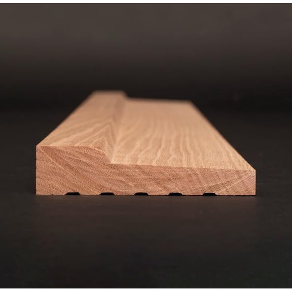 Premium Heavy-Duty Solid Oak Threshold 5 5/8" Wide, One-of-a-Kind, Weatherproof & Easy to Install for Residential & Commercial Use, Ideal for Cold & Warm Climates (48 inch)