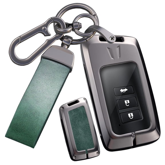 Premium Heavy Duty Zinc Alloy Protective Case Cover for Lexus Key Fob - Universal Fit for IS ES GS NX RX GX LX LC LS RC UX US UX200 UX250h Models - Anti-Scratch Metal Keychain Holder Protector