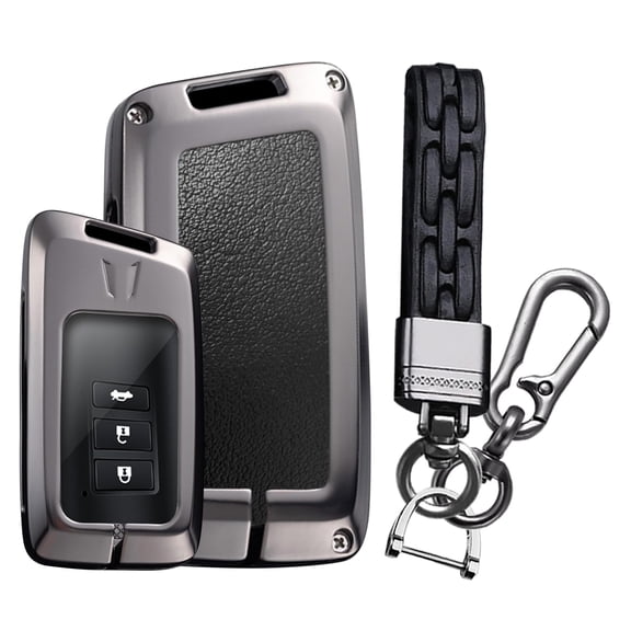 Premium Heavy Duty Zinc Alloy Protective Case Cover for Lexus Key Fob - Universal Fit for IS ES GS NX RX GX LX LC LS RC UX US UX200 UX250h Models - Anti-Scratch Metal Keychain Holder Protector