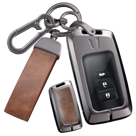 Premium Heavy Duty Zinc Alloy Protective Case Cover for Lexus Key Fob - Universal Fit for IS ES GS NX RX GX LX LC LS RC UX US UX200 UX250h Models - Anti-Scratch Metal Keychain Holder Protector