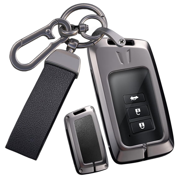 Premium Heavy Duty Zinc Alloy Protective Case Cover for Lexus Key Fob - Universal Fit for IS ES GS NX RX GX LX LC LS RC UX US UX200 UX250h Models - Anti-Scratch Metal Keychain Holder Protector