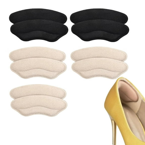 Premium Heel Pads Inserts Grips, Back of Heel Protectors Cushions Liner Prevent Too Big Shoe from Shoe Slipping,Blisters,Filler for Loose Shoe Fit for Men Women (Multicolor)