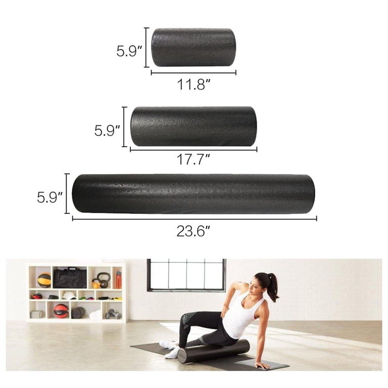 Rouleau De Mousse EPP 45 Cm – Léger, Lisse Et Polyvalent Pour Pilates, Yoga Et Récupération Musculaire