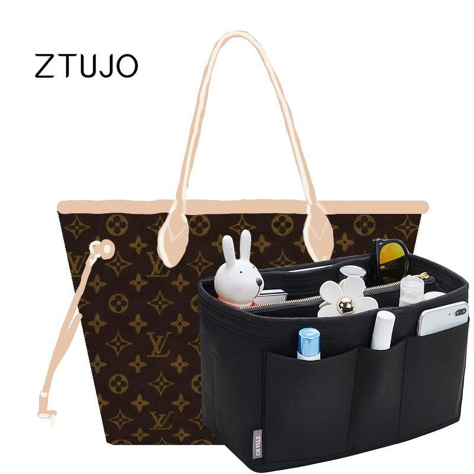 Purse Organizer for Louis Vuitton Neverfull Tote Bags - Purse Bling