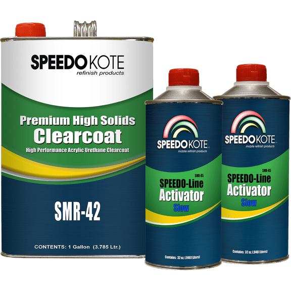 Premium High Solids Clear Coat, Clearcoat 6 Qt. Slow (Warm Temp.) Kit, SMR-42/85