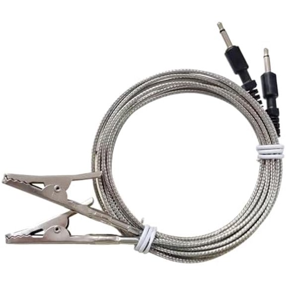 Premium High Temperature Pit Probe 6 Foot Pit Probe with Straight Plug Stainless Steel Alligator Clip Fit for DynaQ, UltraQ, PartyQ, DigiQ, or CyberQ Controls (2PCS)$$Garden &