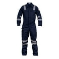 thumbnail image 1 of Premium High Visibility Hi Vis Coveralls with Leg Zipper (4XL, Navy Blue), 1 of 5