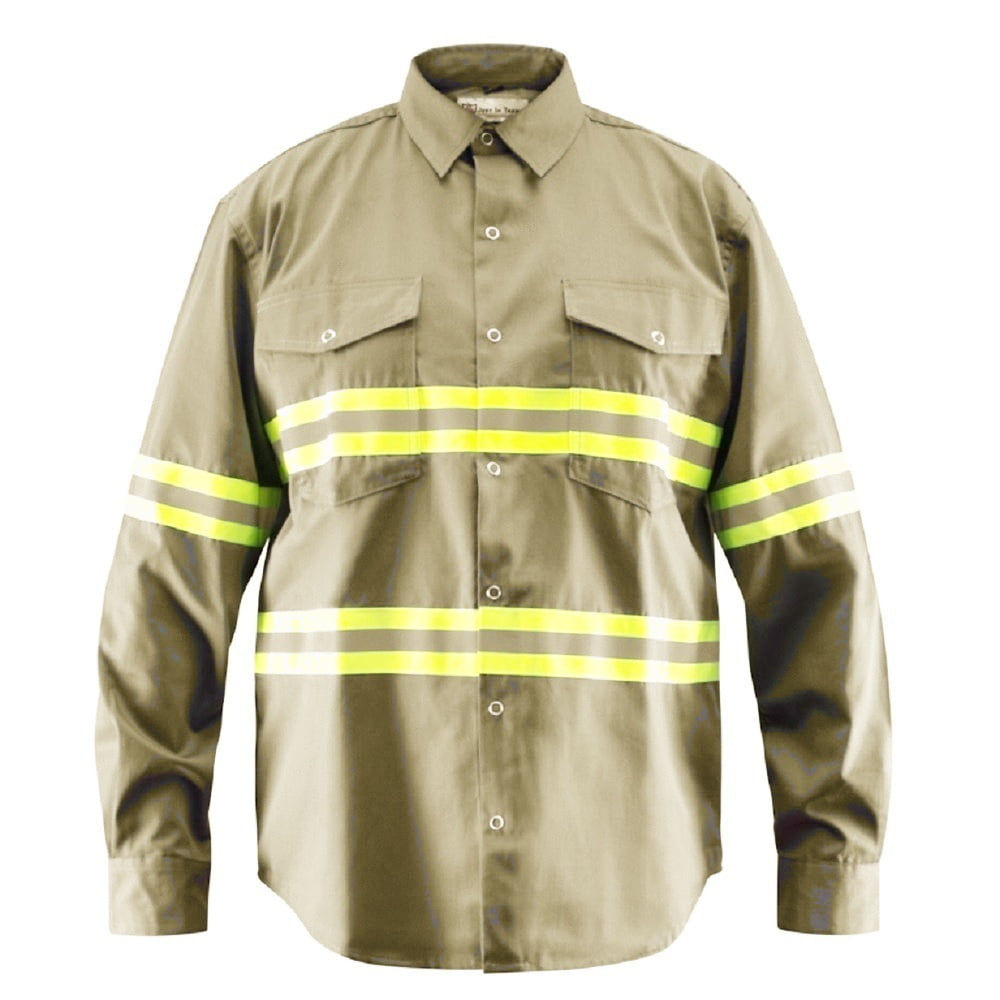 Radyan 6 Pack Long Sleeve (Ropa De Trabajo) Safety Green