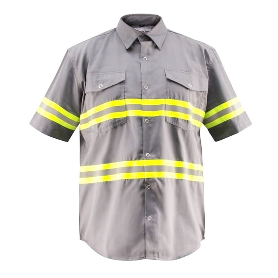 Premium High Visibility Hi Vis Reflective Safety Work Shirts - Half ...