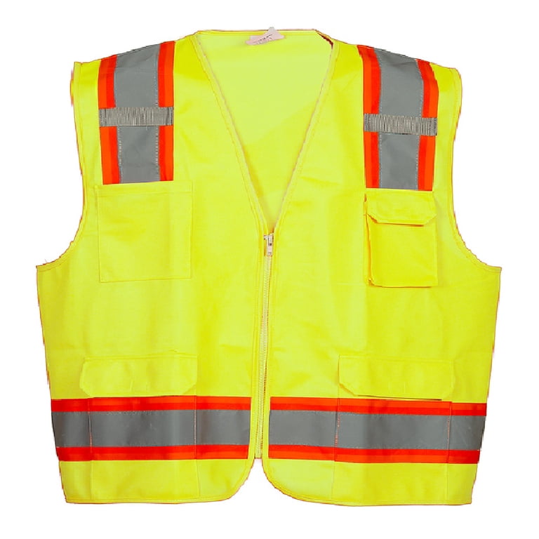 Premium High Visibility Hi Vis Safety Vest Fluorescent 100