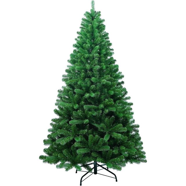 Premium Hinged Spruce Artificial Christmas Tree, 5ft Full and