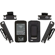 Premium Holster with Belt Clip/Metal Loop/Lanyard/Carabiner for Dexcom G7 Brown