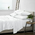 thumbnail image 1 of Premium Home Collection Microfiber Soft Cooling Bed Sheet Set - 6 Piece, King, White, 1 of 7