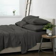 thumbnail image 1 of Premium Home Collection Microfiber Soft Cooling Bed Sheet Set - 6 Piece, Queen, Gray, 1 of 7