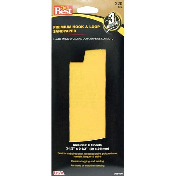 Premium Hook And Loop Sandpaper