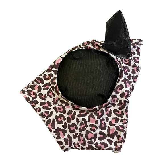 Horse Fly Mask with Ears - UV Protection Fly Veil with Comfortable Elastic Design for Equine Sun Protection - Breathable Mesh Fly Shield for Quiet Riding & Pasture Use - Fits All Horse Sizes