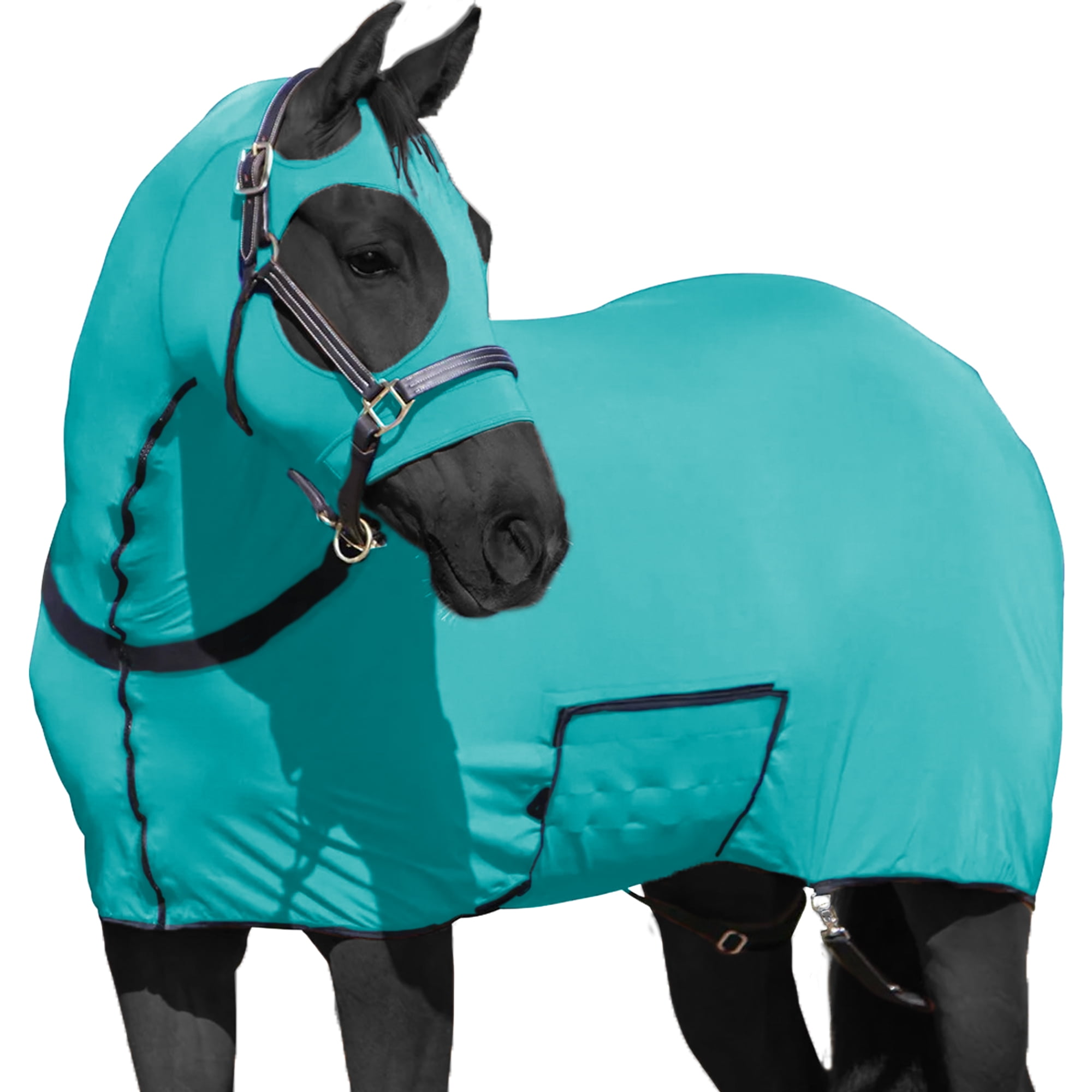 Premium Horse Full Body Slinky with Full Zipper Face and Forelock Saver