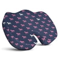 thumbnail image 1 of Premium Horse Pattern Memory Foam Seat Cushion Ergonomic Chair Pad for Office Chair, Car, Airplane & Bleachers Sciatica, Tailbone Hip & Back Pain Relief - Chair Cushion for Long Office Workers., 1 of 5