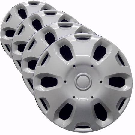 Premium Hubcap Set for Ford Transit Connect 2010, 2011 2012, 2013 - Replacement 15-inch Wheel Covers (4-Pack)