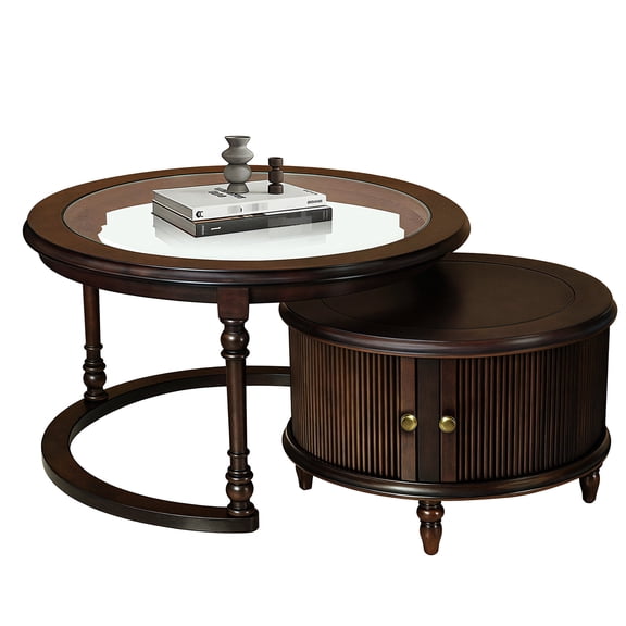 Premium Hybrid Nesting Tables / Ideal for Contemporary Decor / Quick Setup in Minutes