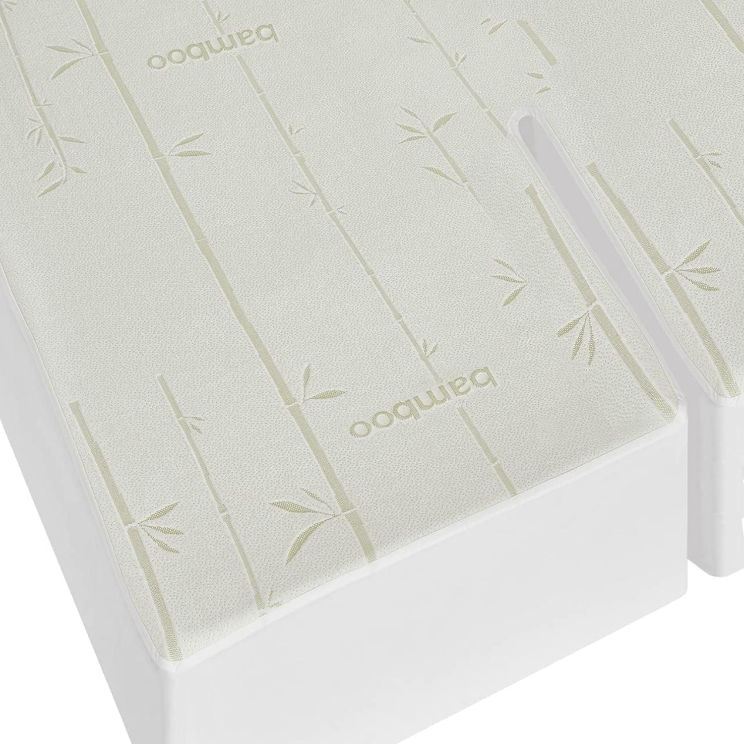 Bra Liners 6-Pack - Cotton & Viscose From Bamboo, Sweat-Wicking & Super Soft, Large White