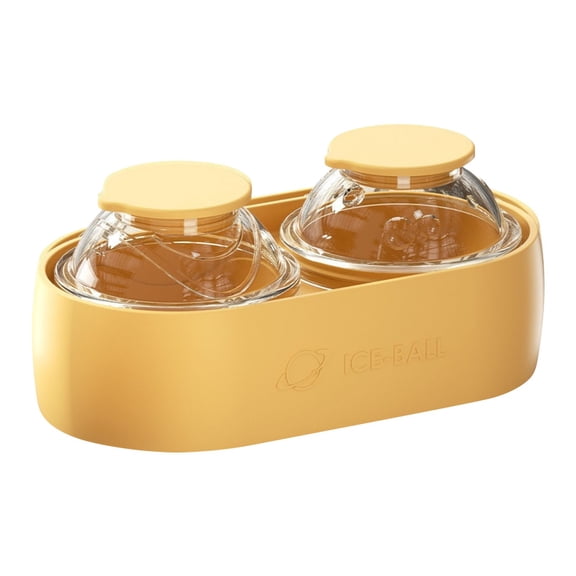 Premium Ice Ball Maker C, Silicone Sphere Mold For Bourbon, Chilling Round Cube Freezer