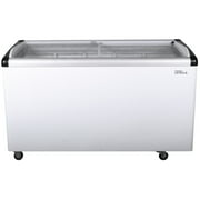 Premium Ice Cream Showcase Freezer White 12.4 CuFt