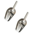 thumbnail image 1 of Premium Ice Scoop for Freezer, Multipurpose Metal Ice Scoop for Ice Machine, Stainless Steel Small Ice Scooper for Ice Bucket, Kitchen Gadgets Cookie Flour Pet Dog Food Scoop, 2 Pcs, 7.48x2.40", 1 of 4