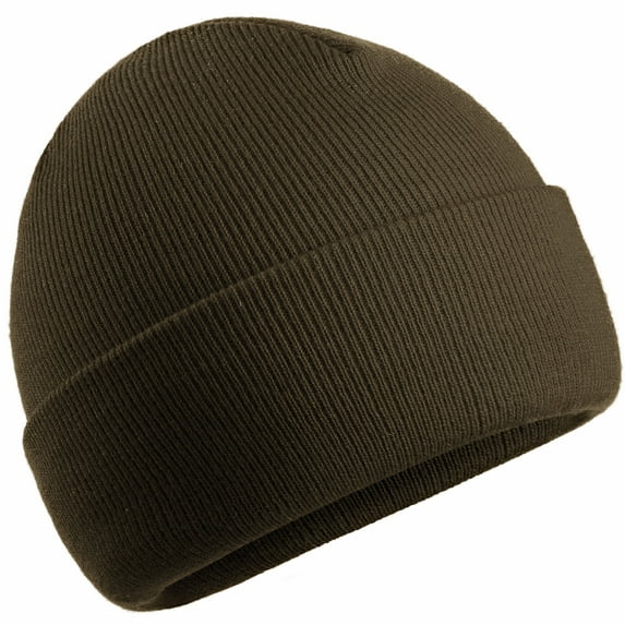 Premium Imports Beanie Hat | Fashion Skully Cap for Men & Women with Soft Cotton Poly Fabric (OLIVE)
