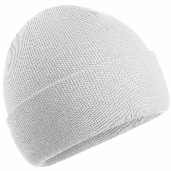 Premium Imports Beanie Hat | Fashion Skully Cap for Men & Women with Soft Cotton Poly Fabric (WHITE)