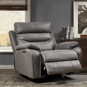 Premium Infinite Position 240 Degree Swivel Single Recliner for Maximum Relaxation